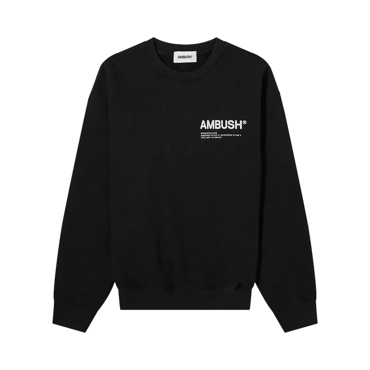 Ambush Workshop Logo Crewneck Sweatshirt "Black"