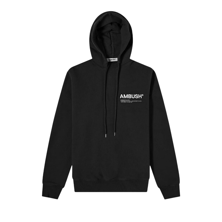 Ambush Workshop Logo Hoodie "Black/Cloud Dancer"