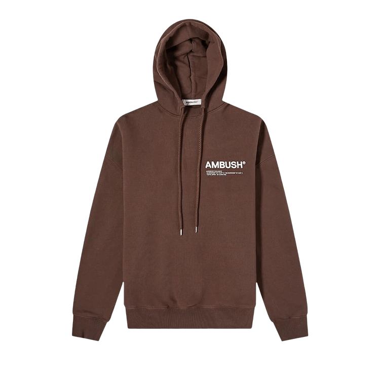 Ambush Workshop Logo Hoodie "Chocolate Brown"