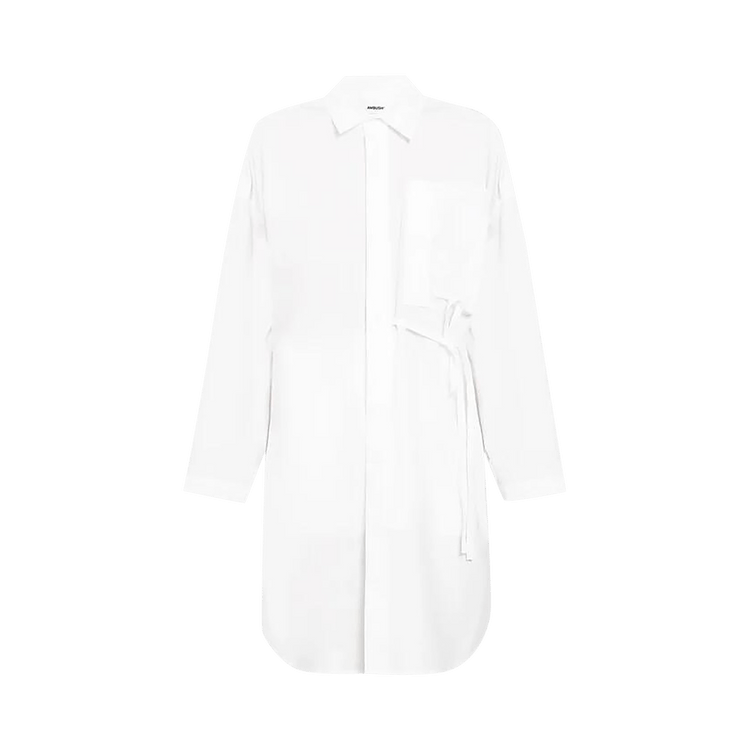 Ambush Oversized Long Shirt Dress "White"