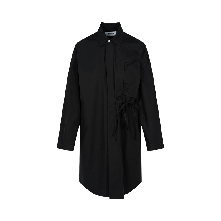 Ambush Oversized Long Shirt Dress "Black"