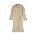 Ambush Side Slit Trench Coat "Natural"