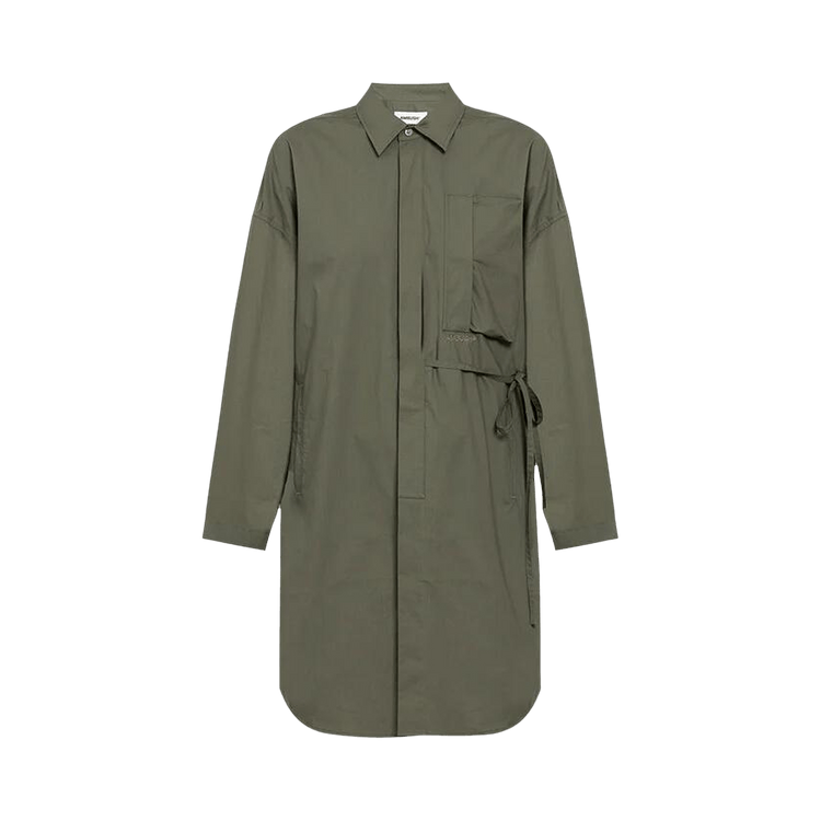 Ambush Oversized Long Shirt Dress "Thyme"