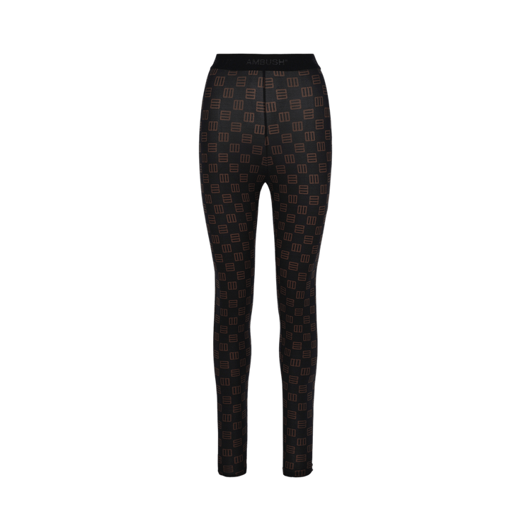 Ambush Monogram Leggings "Black"