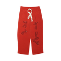 Glass Cypress Inferno Silk Trousers "Molten Lava"