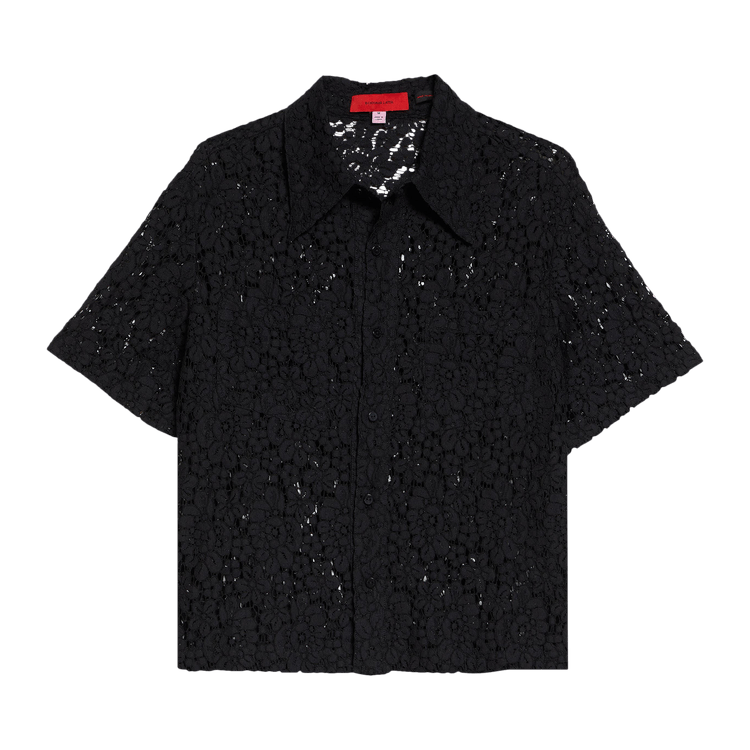 Eckhaus Latta Flora Button Down Shirt "Onyx"