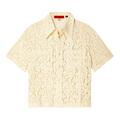 Eckhaus Latta Flora Button Down Shirt "Ivory"