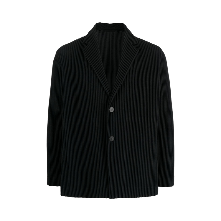 Homme Plissé Issey Miyake Basic Pleated Blazer "Black"