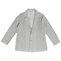 Homme Plissé Issey Miyake Basic Pleated Blazer "Light Grey"