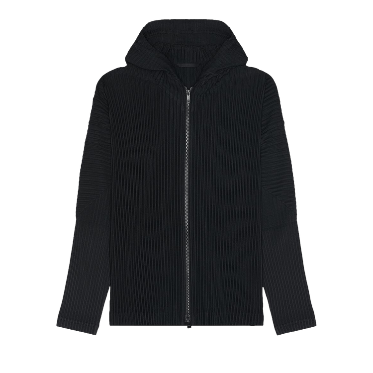 Homme Plissé Issey Miyake MC April Zip Hoodie "Black"