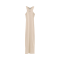 Coperni Tank Top Side Slit Dress "Beige"