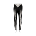 Mugler Stretch Illusion Leggings "Black"