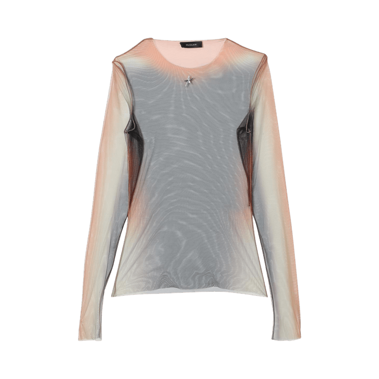 Mugler Stretch Illusion Top "Black"