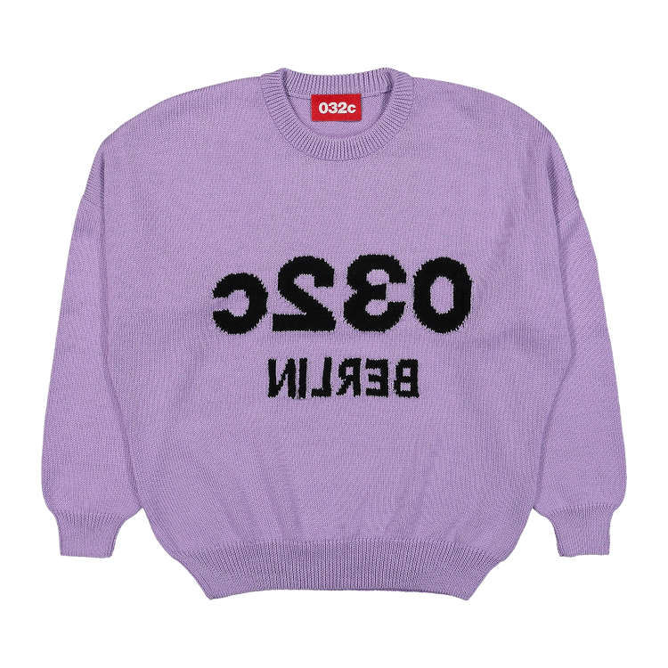 032C Selfie Sweater "Washed Lilac"