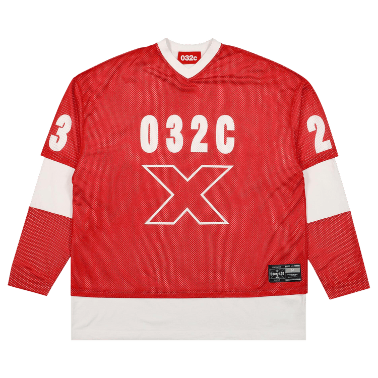 032C Lax Layered Long-Sleeve "Red"