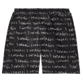 3.PARADIS x Edgar Plans Blackboard Shorts "Black"