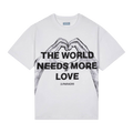 3.PARADIS TWNML Hands & Heart T-Shirt "White"