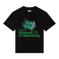 3.PARADIS Windows T-Shirt "Black"
