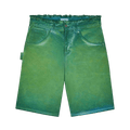 3.PARADIS Denim Shorts "Green"