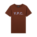 A.P.C. VPC Color H T-Shirt "Chocolate"