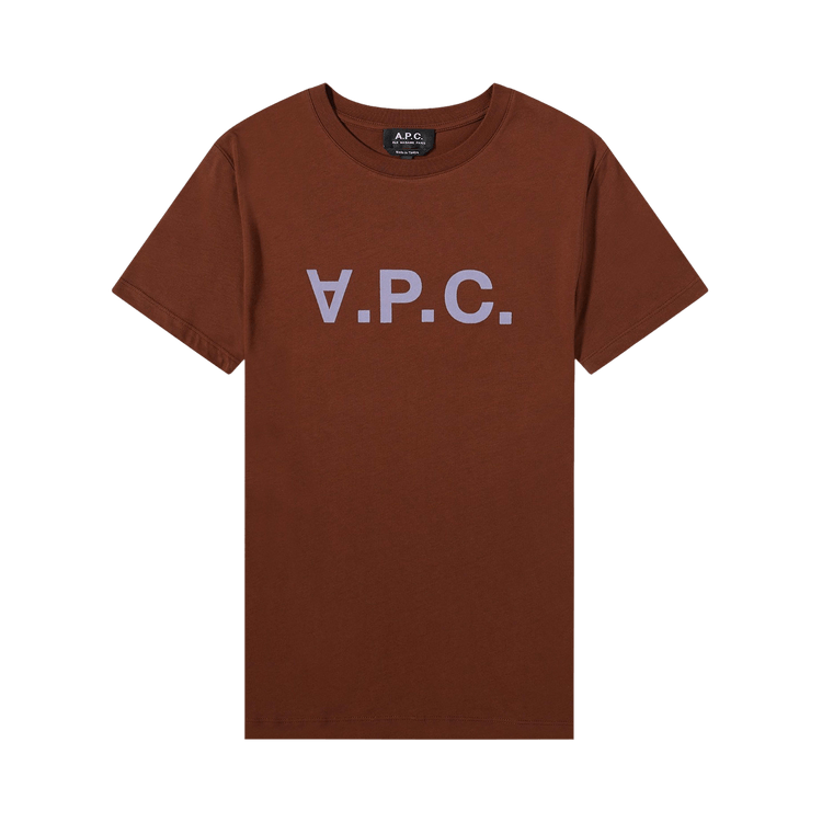 A.P.C. VPC Color H T-Shirt "Chocolate"