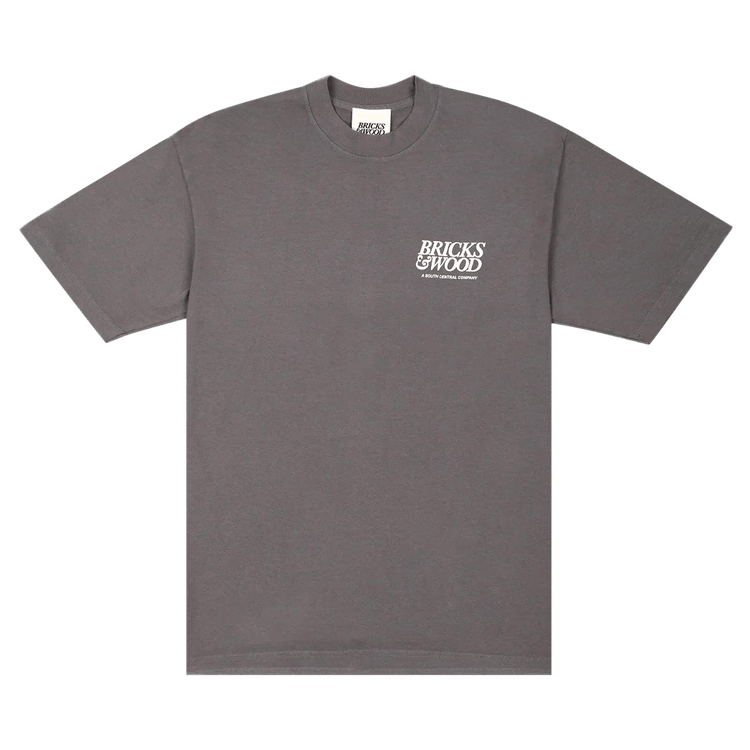 Bricks & Wood A South Central Company Tee "Charcoal"