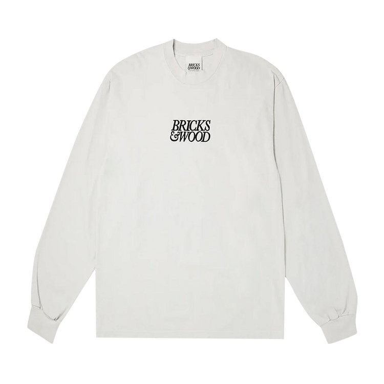 Bricks & Wood Logo Long-Sleeve "Cream"