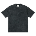 Bricks & Wood Script Logo Tee "Washed Black"