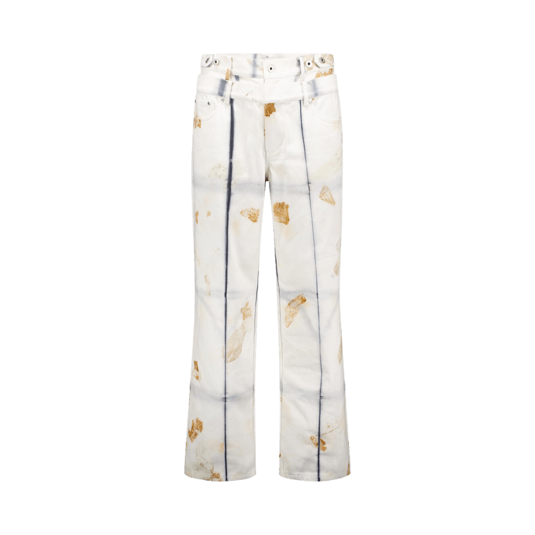 Feng Chen Wang Plant Dye Denim Trouser "Black/White"