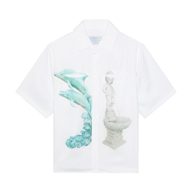 Jungles Ornaments Button Up "White"