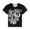 Jungles Flames N Stuff Fitted Raglan Tee "Black"
