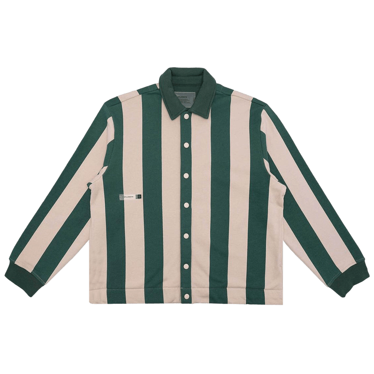 Students Remington Stripes Jacket "Green/White"