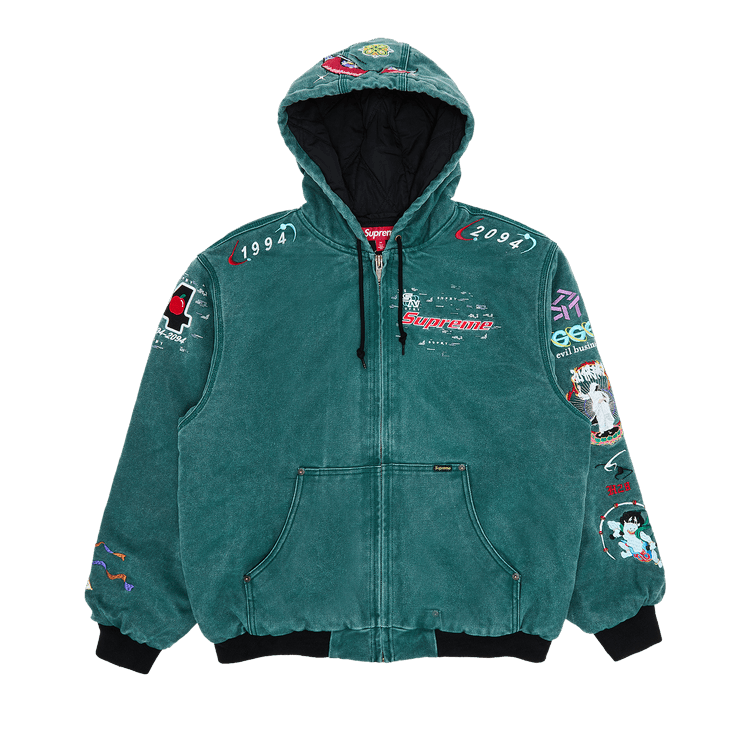 Supreme AOI Hooded Work Jacket "Teal"