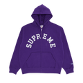 Supreme x Champion Zip Up Hooded Sweatshirt "Purple"