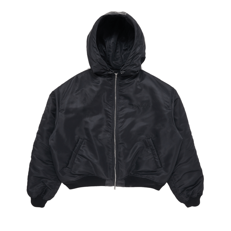 Y/Project Insert Hood Padded Bomber Jacket "Black"