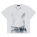 Y/Project Trompe L"Oeil T-Shirt "White'