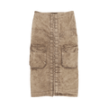 Y/Project Velcro Cargo Long Skirt "Washed Khaki"