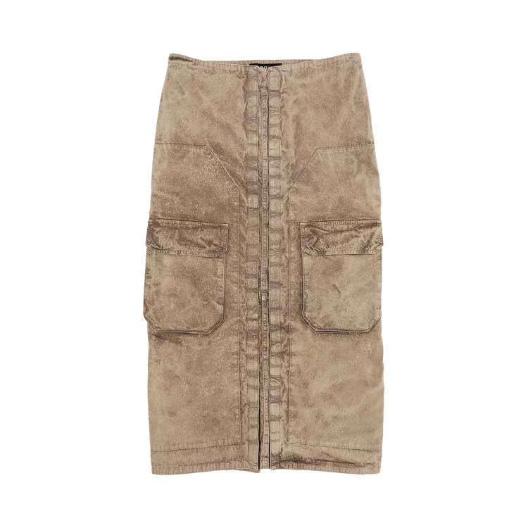 Y/Project Velcro Cargo Long Skirt "Washed Khaki"