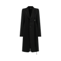 Ann Demeulemeester Alea Tailored Fitted Coat "Black"