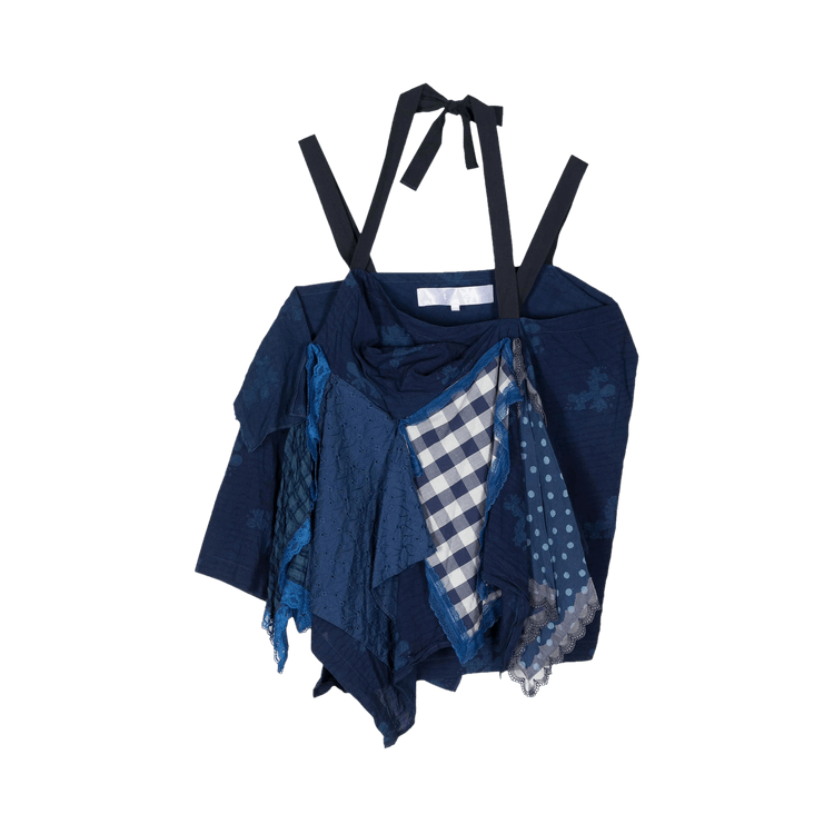 Tao Comme des Garçons Patchwork Top "Indigo"