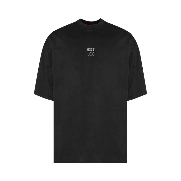 032C X Layered T-Shirt "Faded Black"
