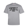 032C Consensus American Cut T-Shirt "Grey Melange"