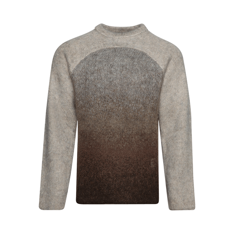 ERL Gradient Rainbow Sweater Knit "Brown"