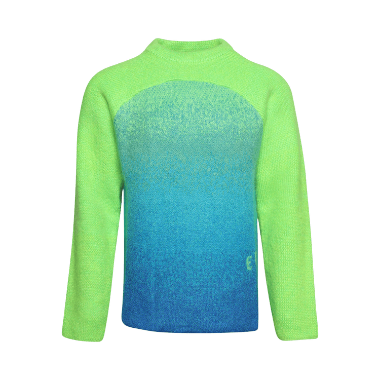 ERL Gradient Rainbow Sweater Knit "Green"