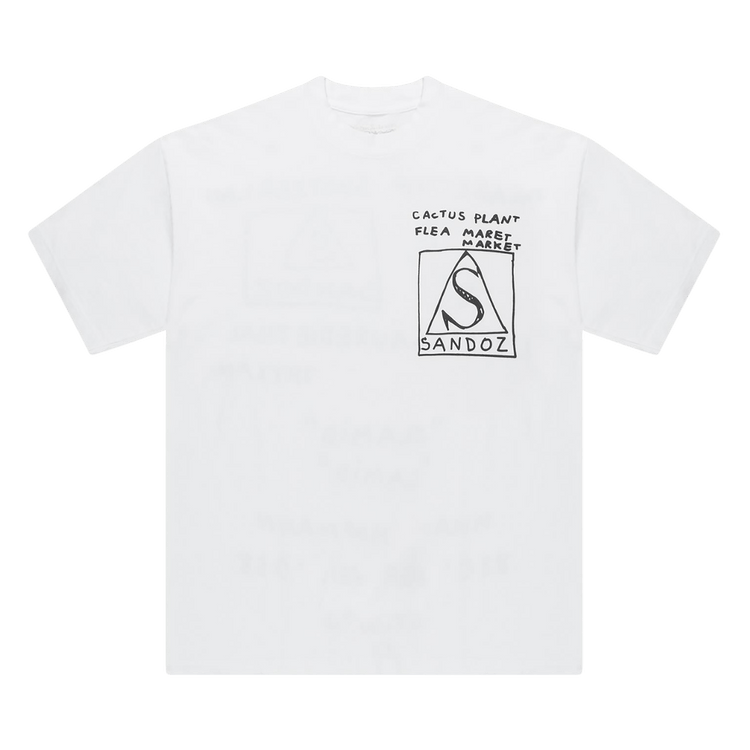 Cactus Plant Flea Market x Tom Sachs Sandoz T-Shirt "White"
