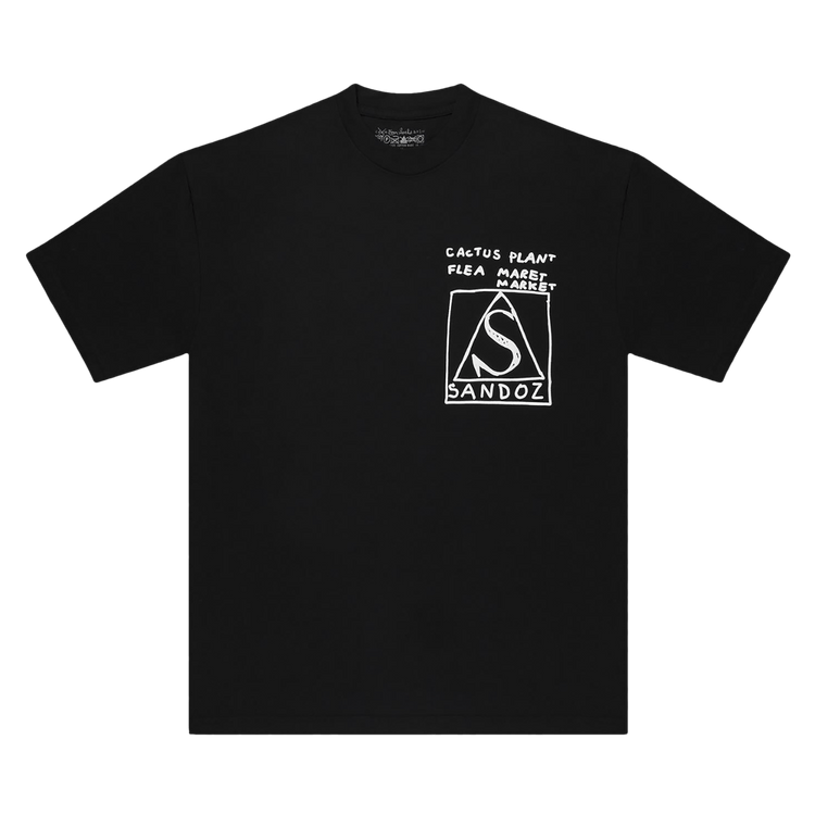 Cactus Plant Flea Market x Tom Sachs Sandoz T-Shirt "Black"