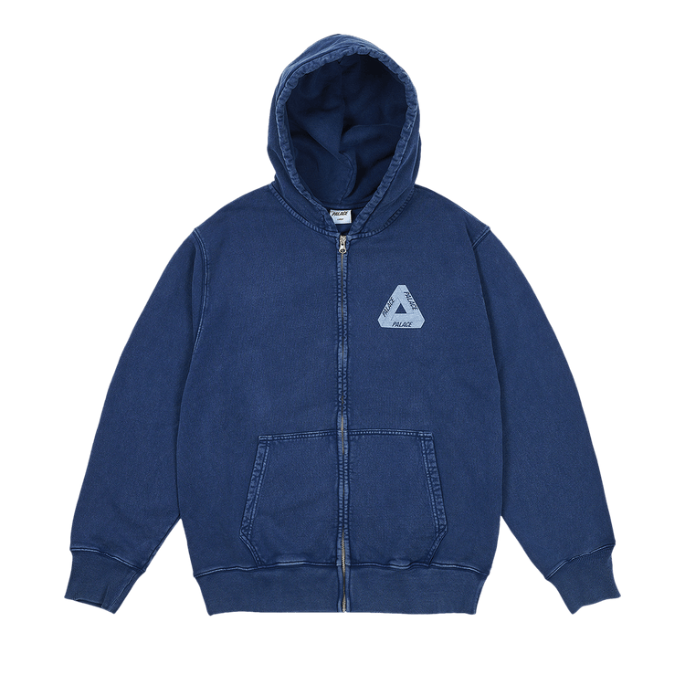 Palace Pigment Wash Tri-Ferg Hood "Navy"
