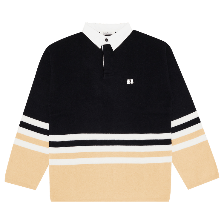 Wales Bonner Cypher Polo "Navy/Multicolor"