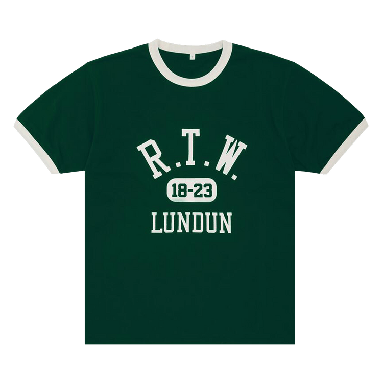 Corteiz College Ringer Tee "Forest Green"