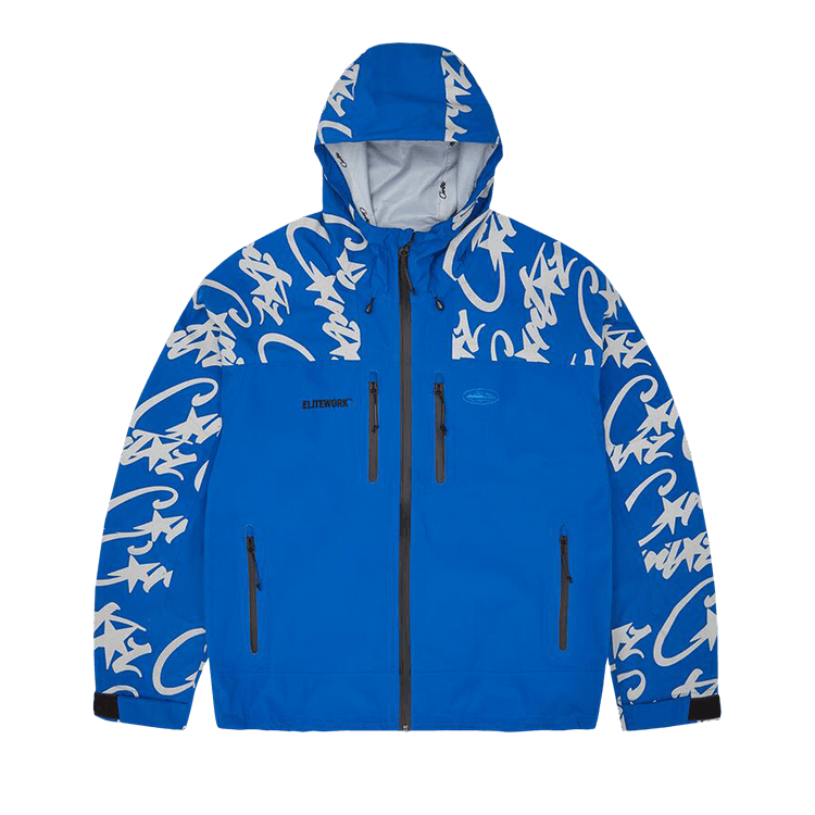 Corteiz Elitework Waterproof Shell Jacket "Royal Blue"